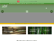 Tablet Screenshot of doselbambu.cl